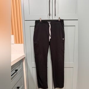 Figs black yola small scrub pants